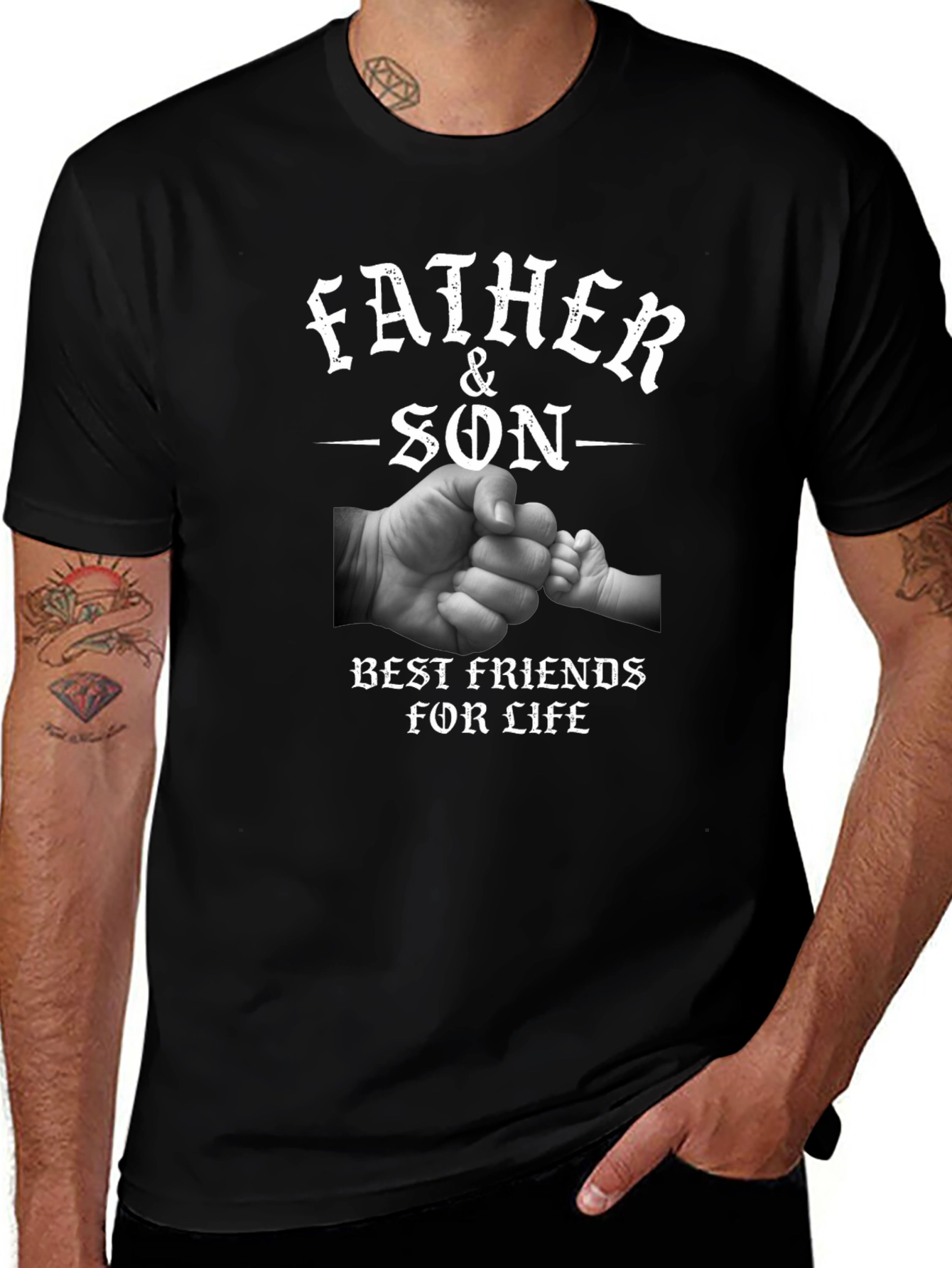 Father & Son Best Friends Graphic T-Shirt