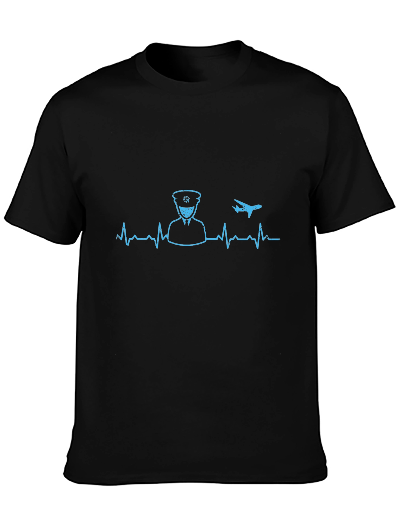 Pilot Heartbeat T-Shirt - Aviation Tee
