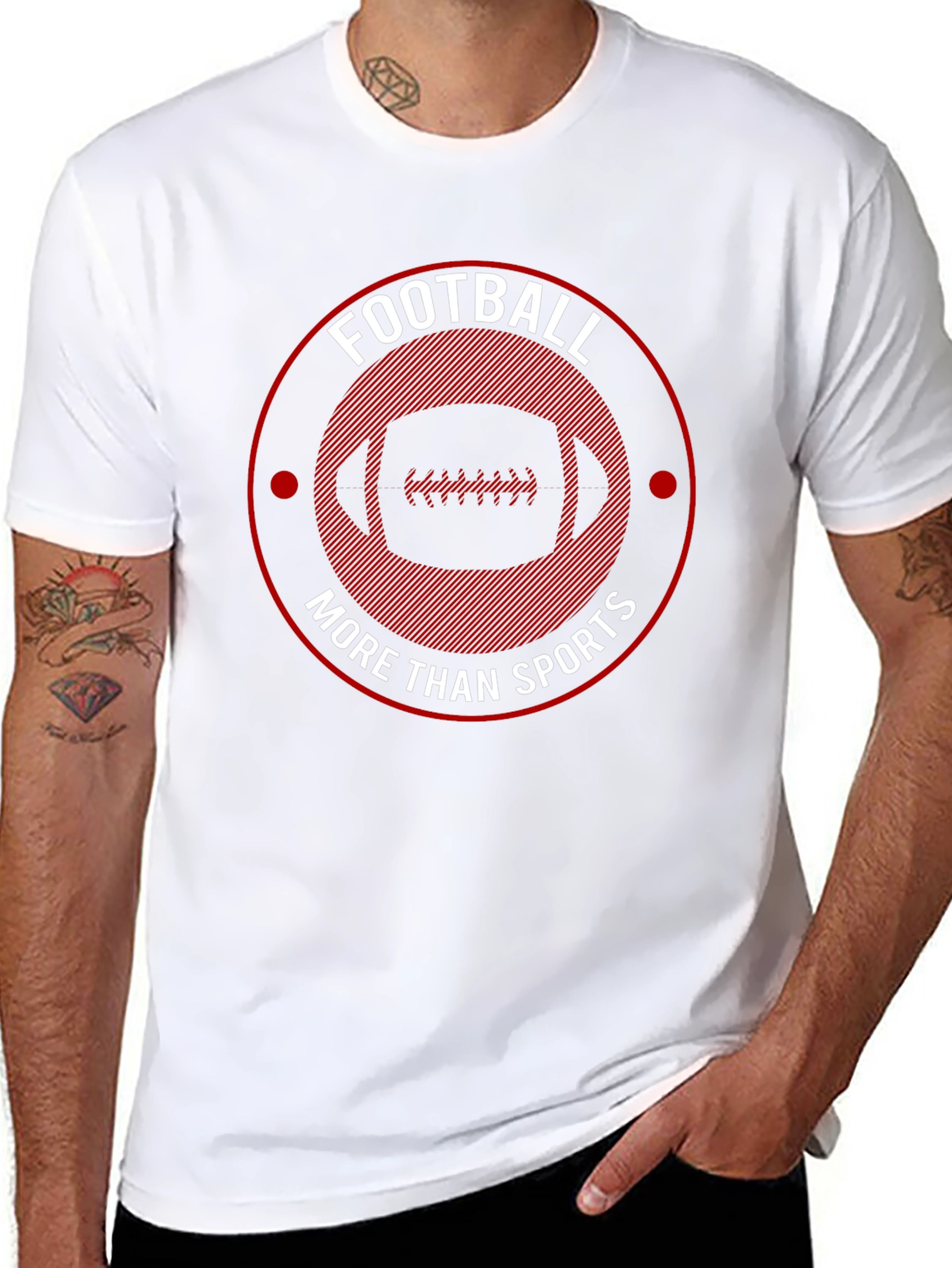 Football More Than Sports Graphic T-Shirt