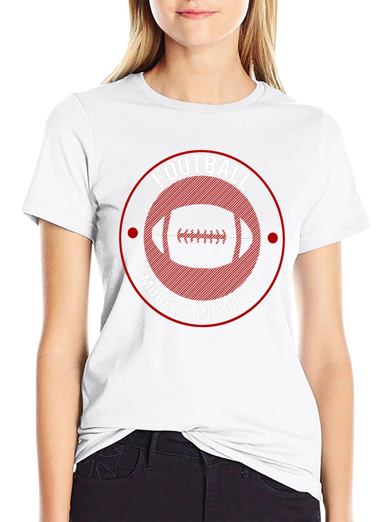 Football More Than Sports Graphic T-Shirt