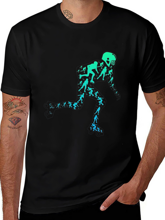 Roller Derby T-Shirt: Graphic Black Tee for Skate Lovers