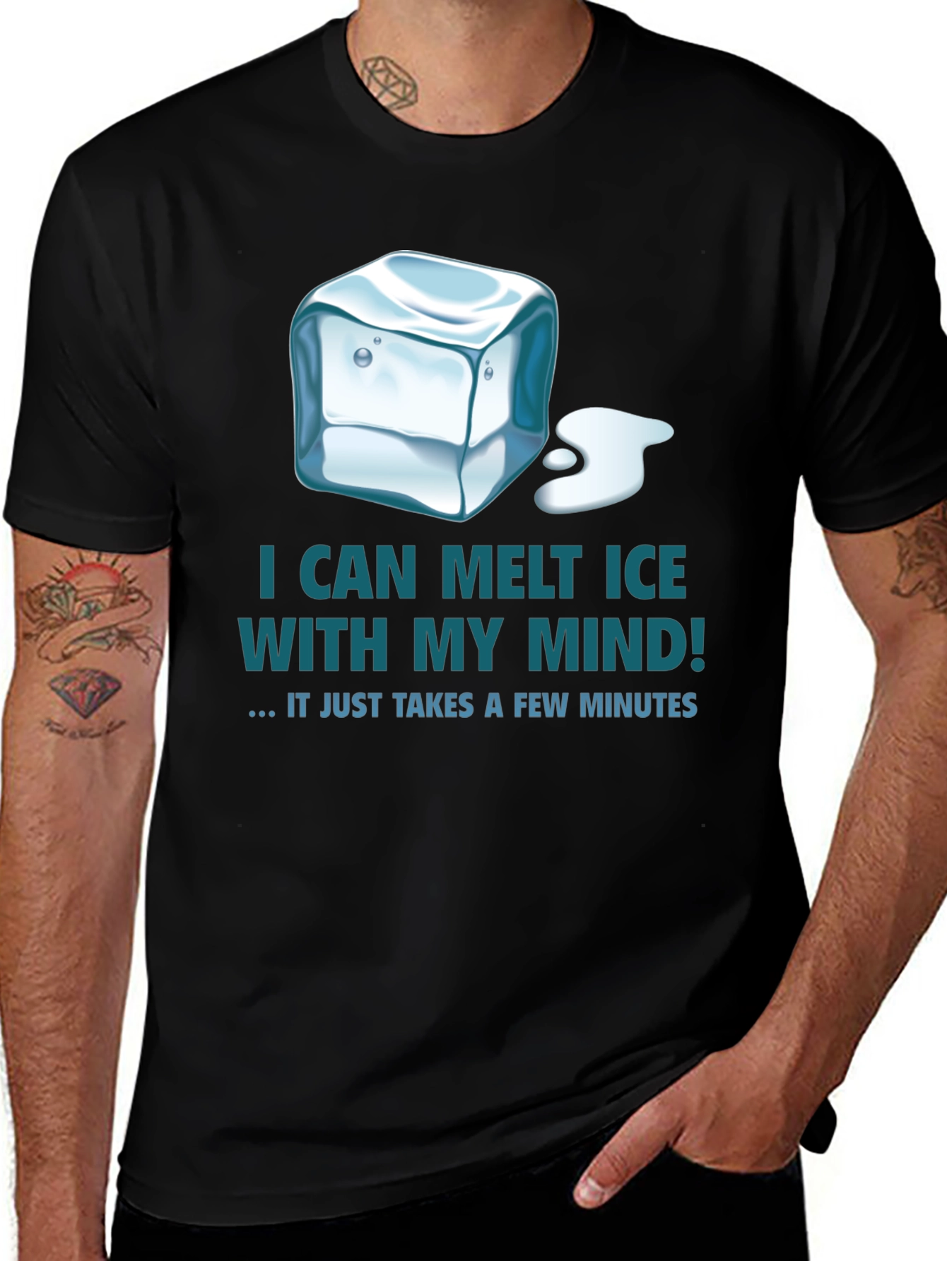 Mind Over Ice T-Shirt - Funny Graphic Tee