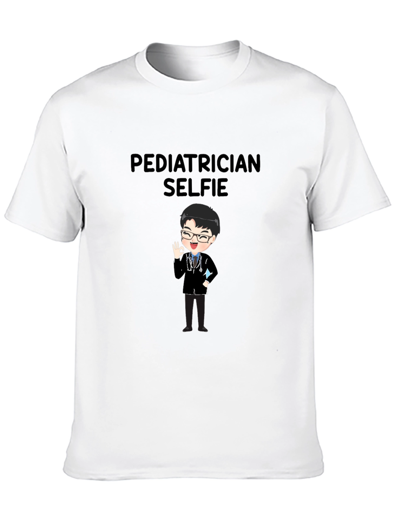 Pediatrician Selfie Graphic T-Shirt