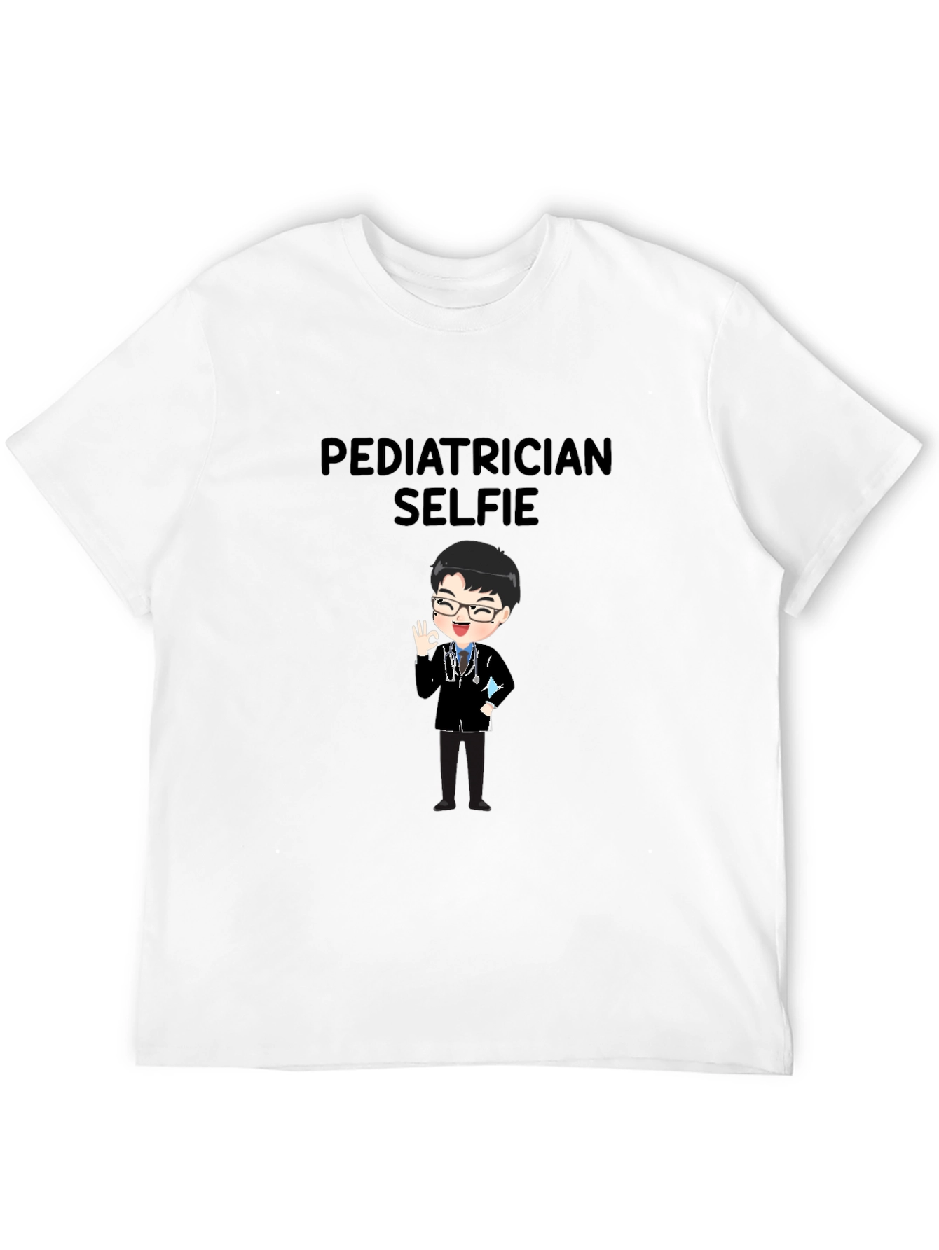 Pediatrician Selfie Graphic T-Shirt