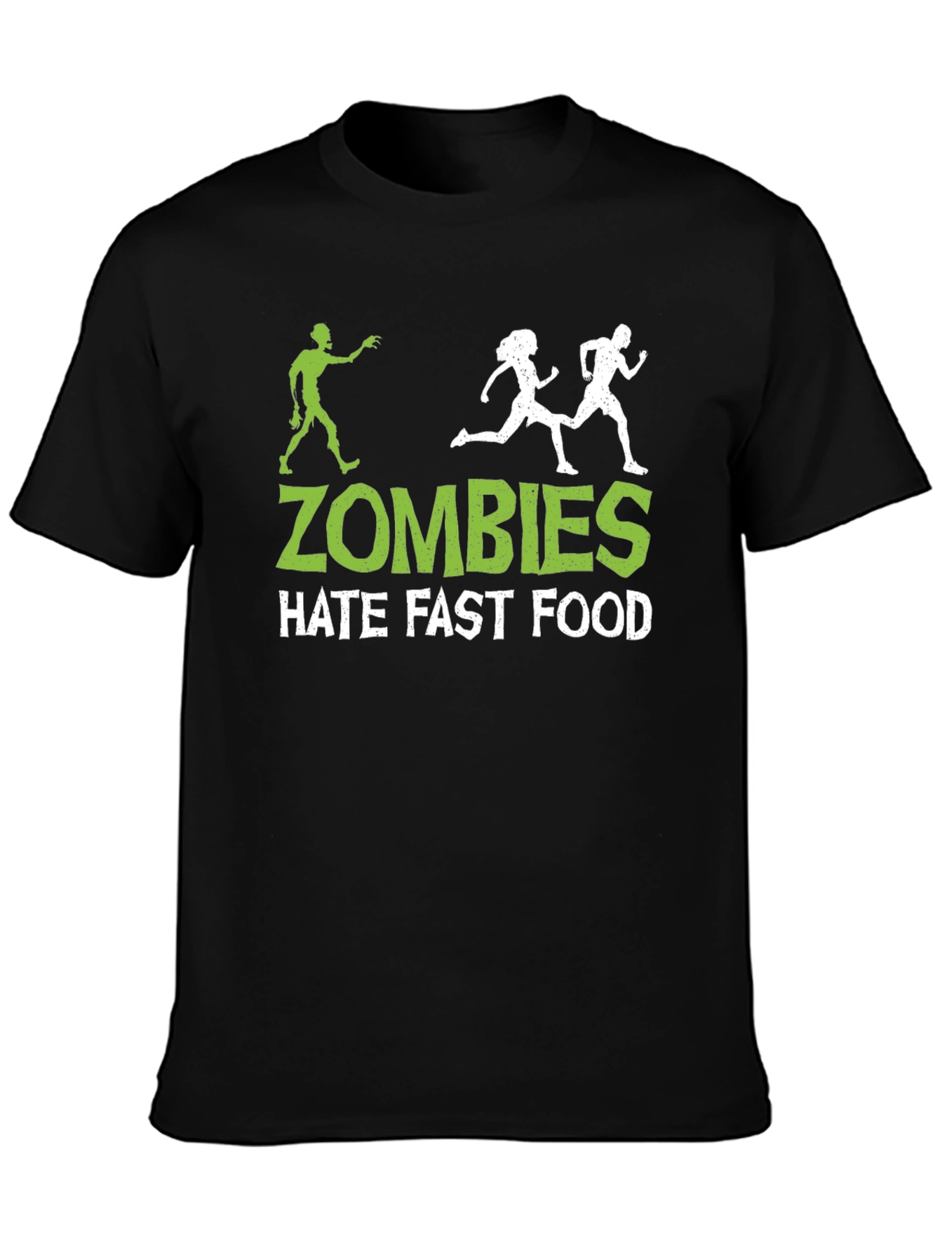 Zombies Hate Fast Food Graphic Tee
