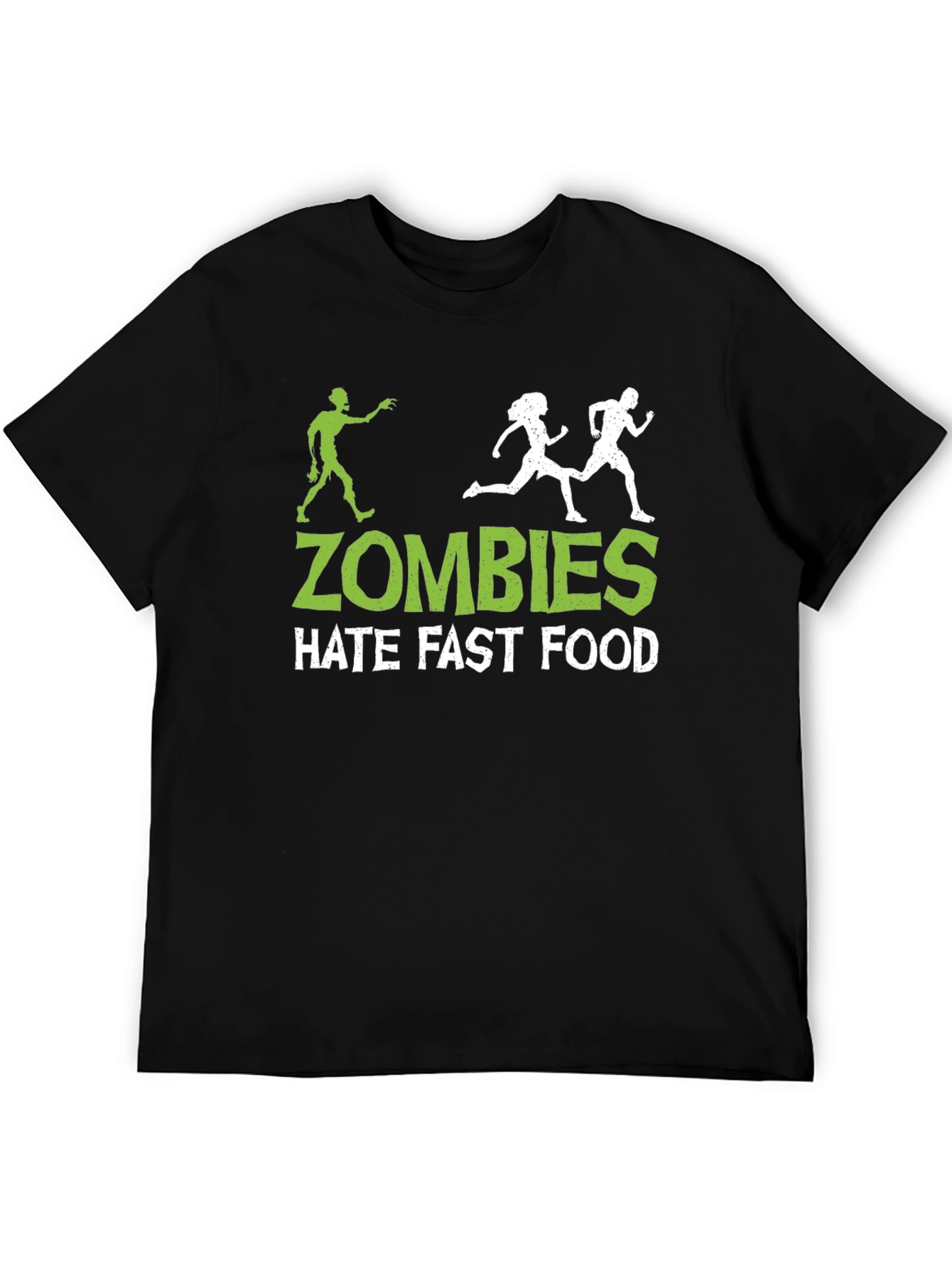 Zombies Hate Fast Food Graphic Tee