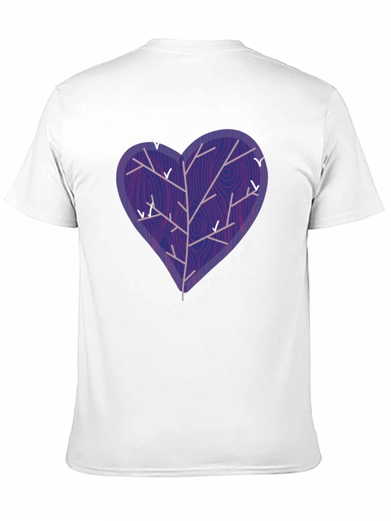 Heart Tree Graphic T-Shirt - Unique Design
