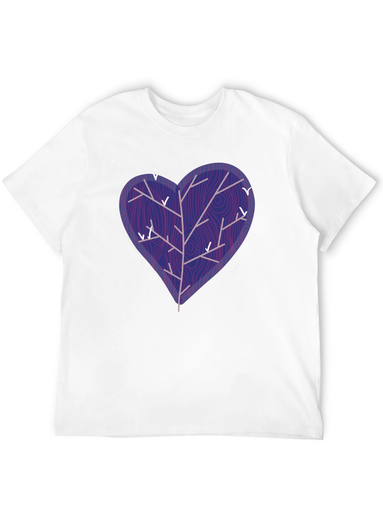 Heart Tree Graphic T-Shirt - Unique Design