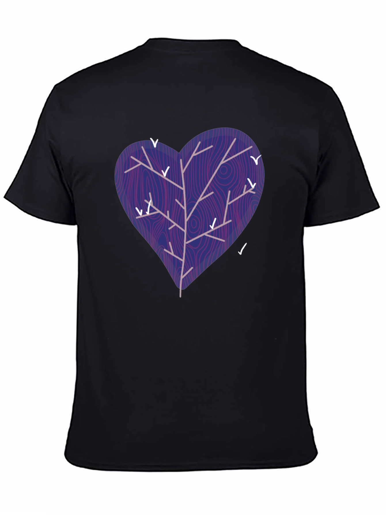 Heart Tree Graphic T-Shirt - Unique Design