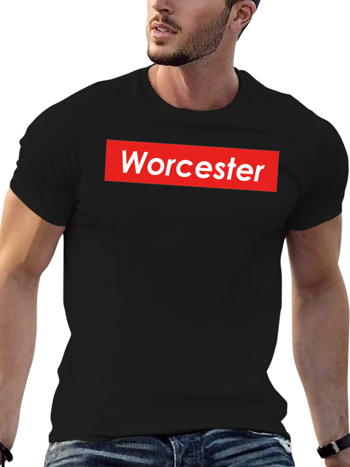 Worcester Red Box Logo T-Shirt