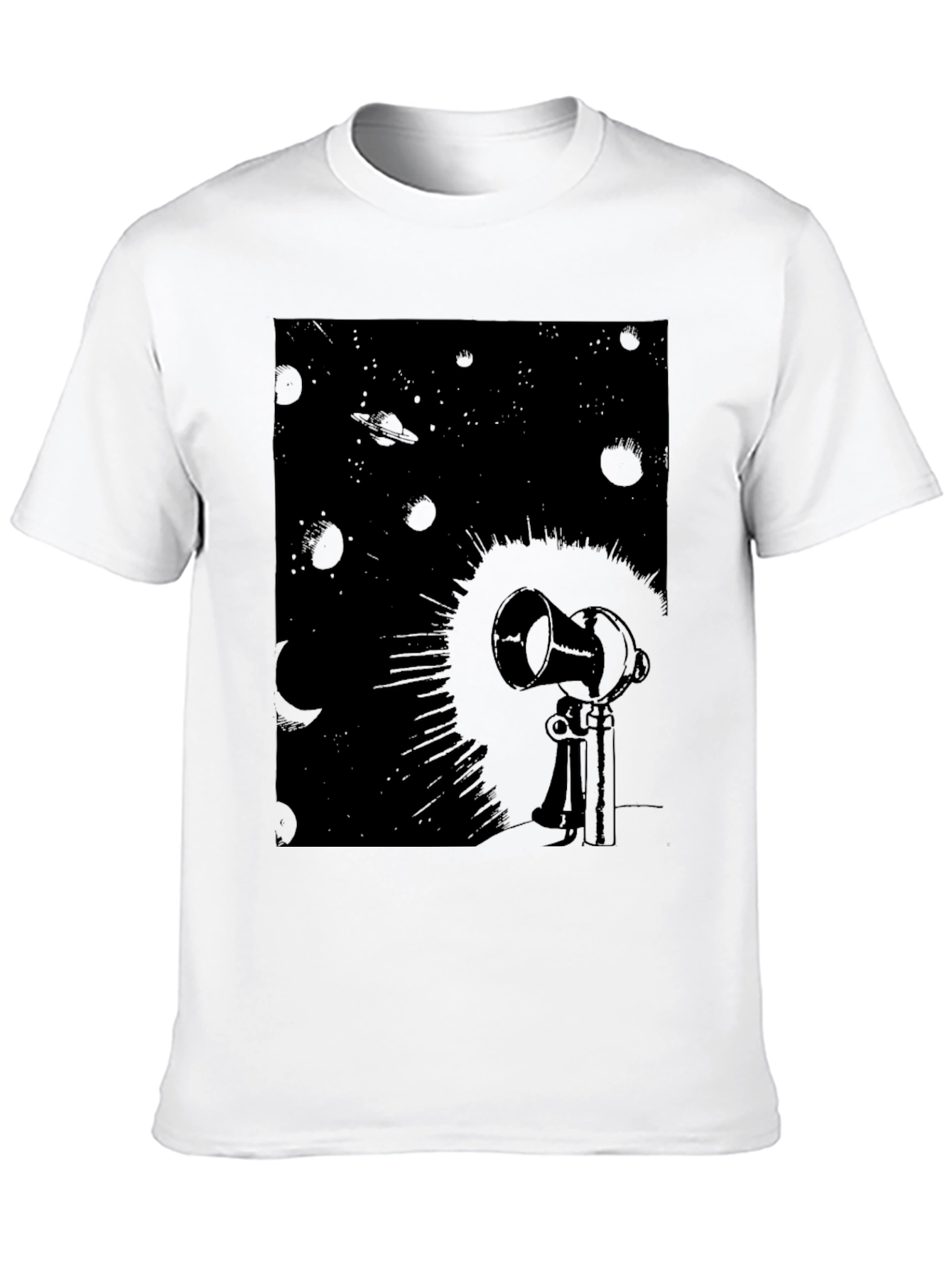Telescope Graphic Tee - Black