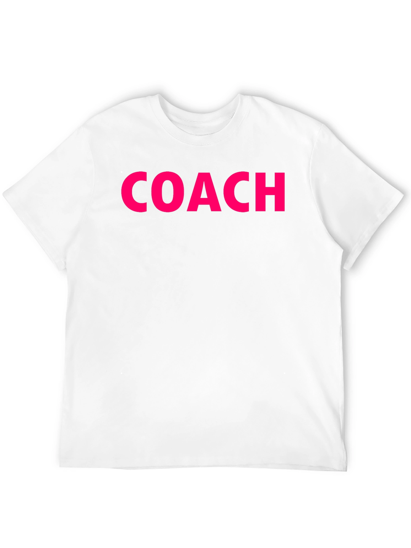 Coach Graphic Tee - Black Cotton Training Shirt