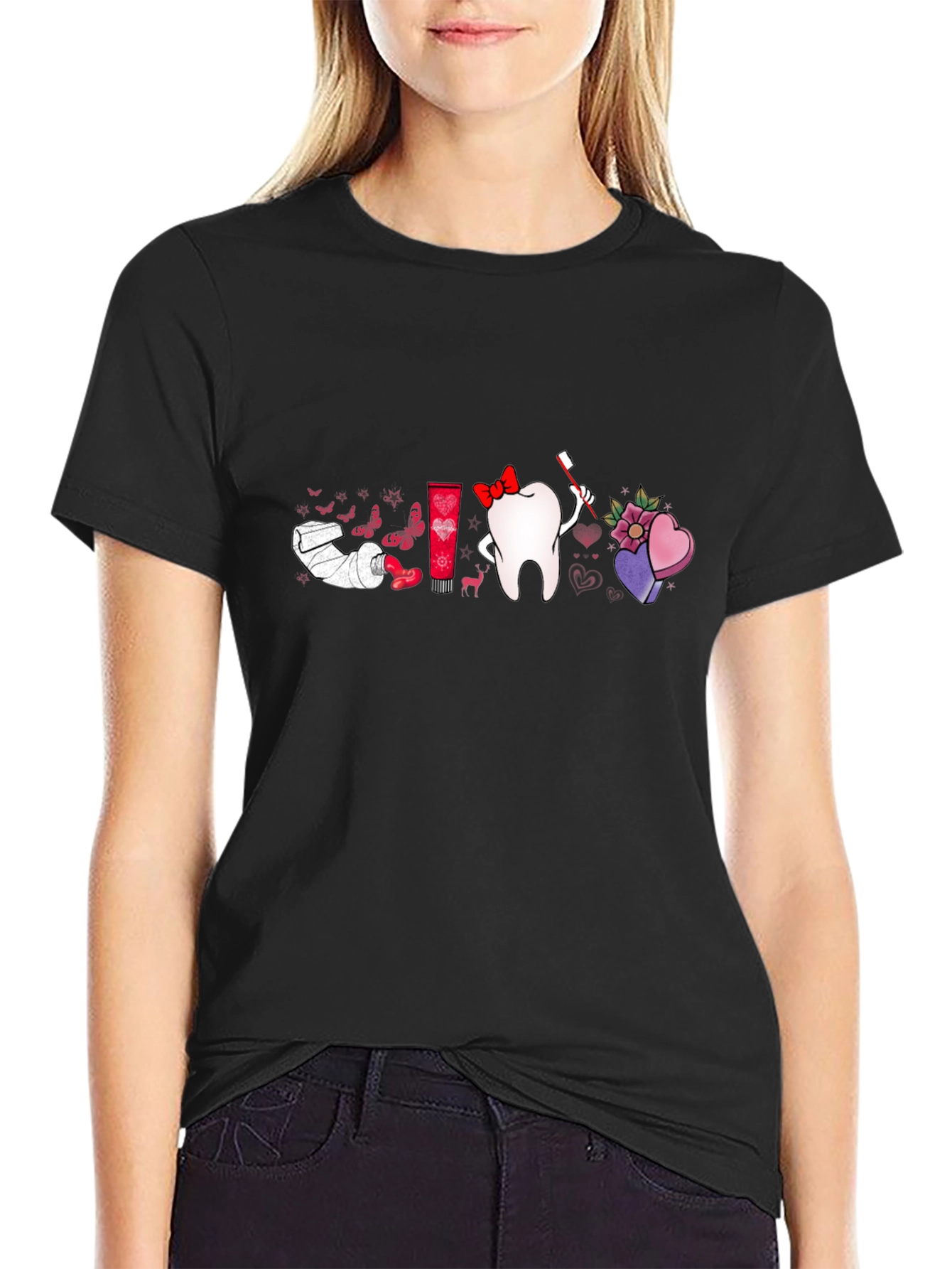 Dental Valentines Day Graphic T-Shirt