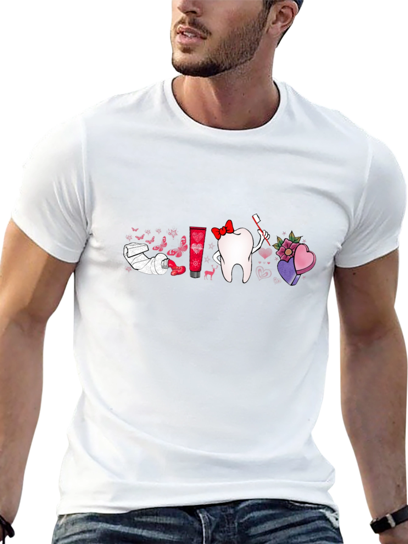 Dental Valentines Day Graphic T-Shirt