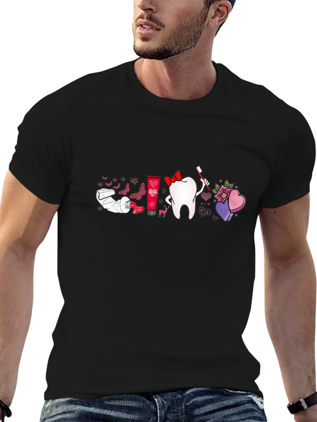 Dental Valentines Day Graphic T-Shirt