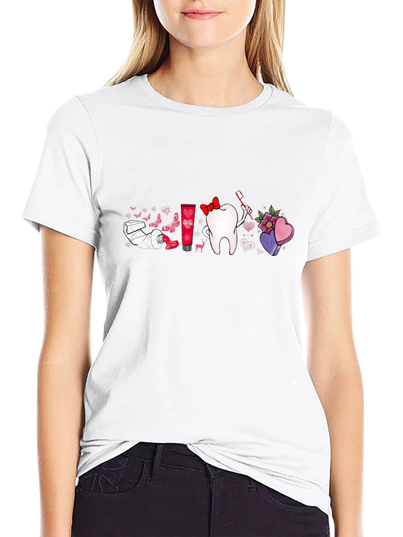 Dental Valentines Day Graphic T-Shirt