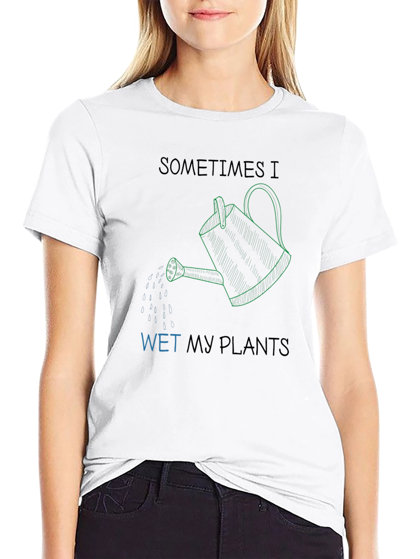 Sometimes I Wet My Plants Graphic T-Shirt