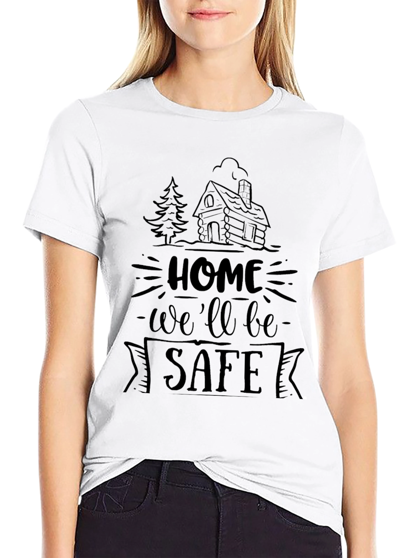 Home Well Be Safe Graphic Tee