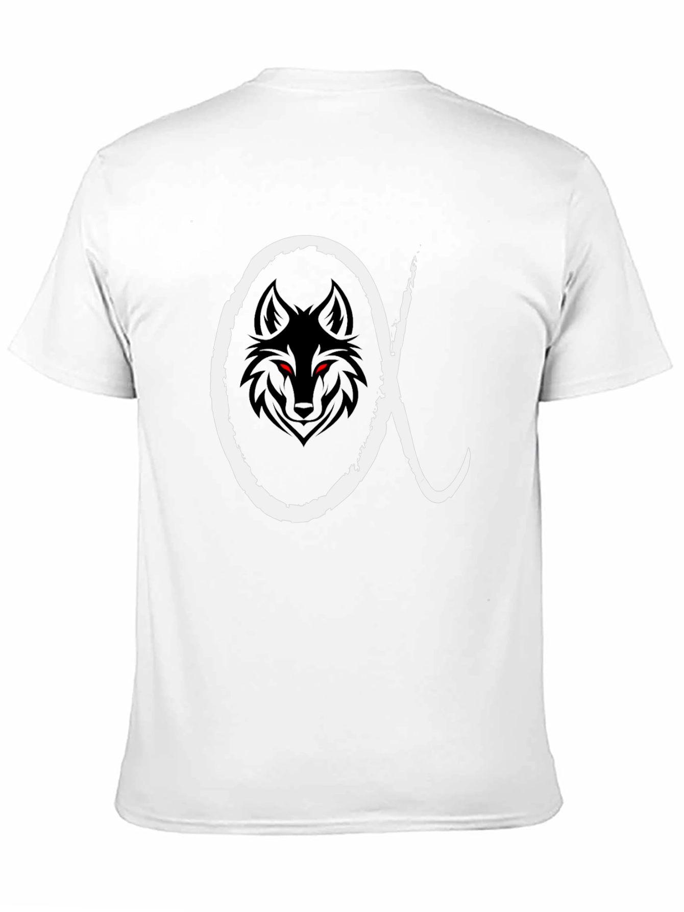 Alpha Wolf Graphic T-Shirt - Mens Black Tee