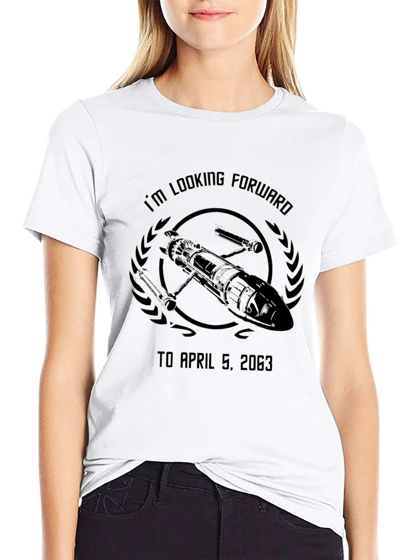Looking Forward to April 5 2063 T-Shirt