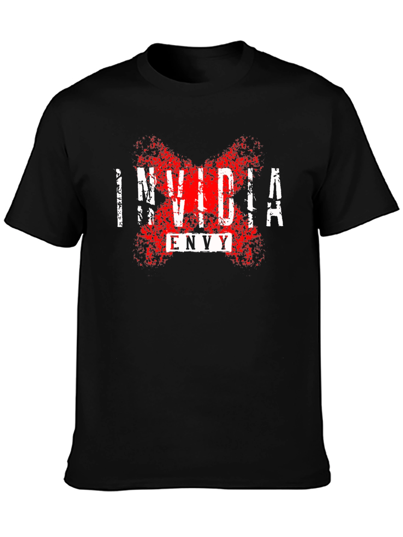 Invidia Envy T-Shirt - Graphic Print Black Tee