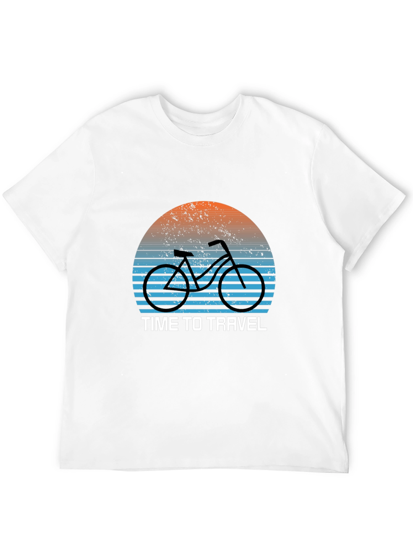 Time to Travel Bike Graphic T-Shirt