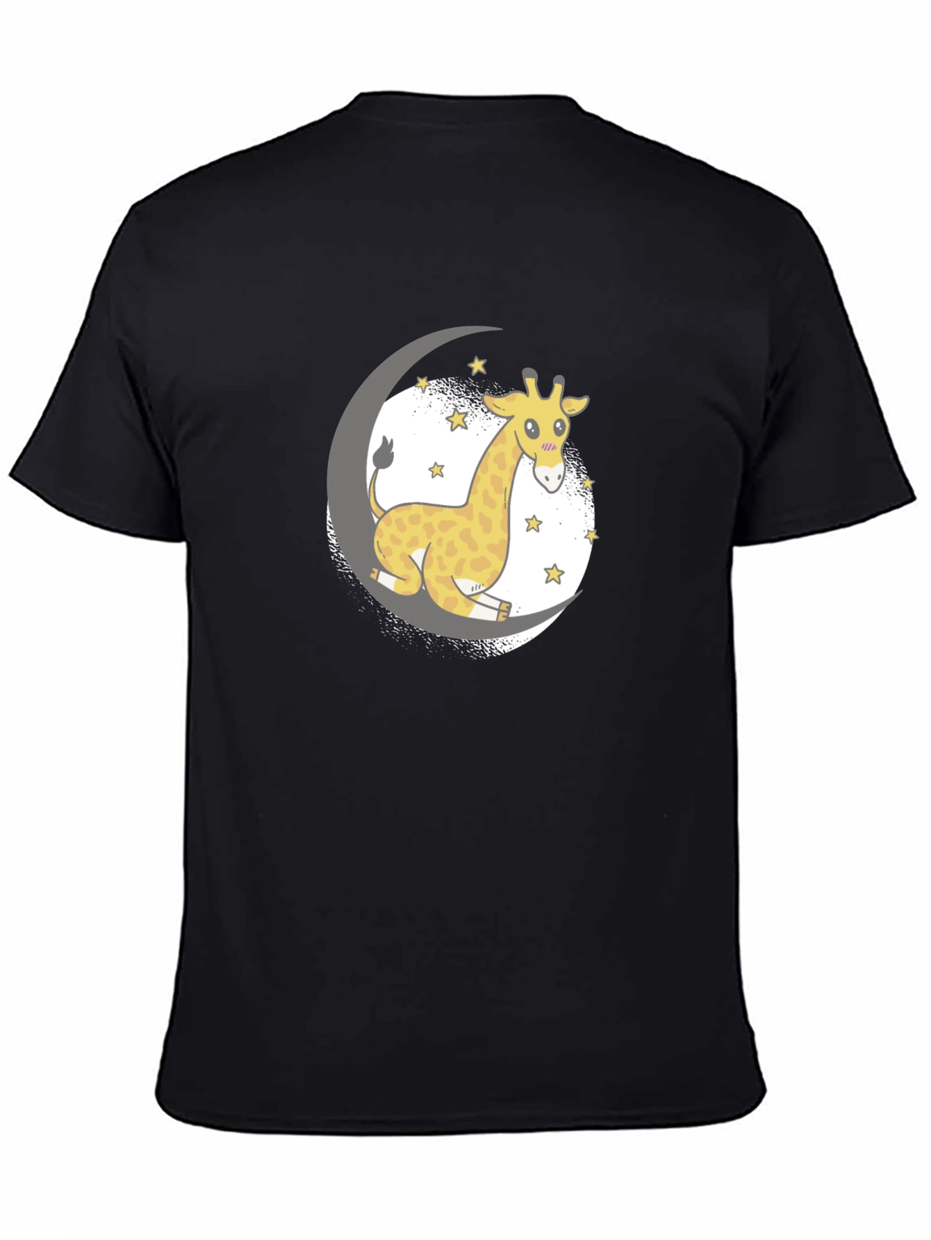 Cute Giraffe on Moon T-Shirt