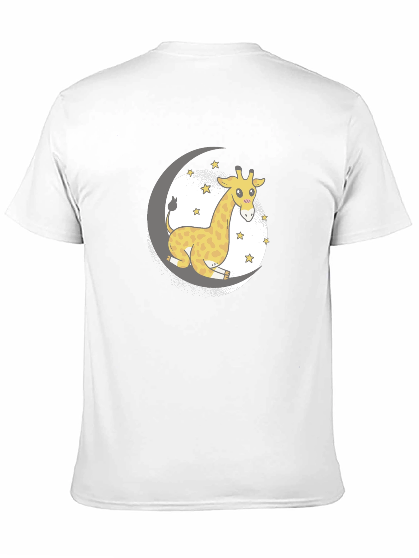 Cute Giraffe on Moon T-Shirt
