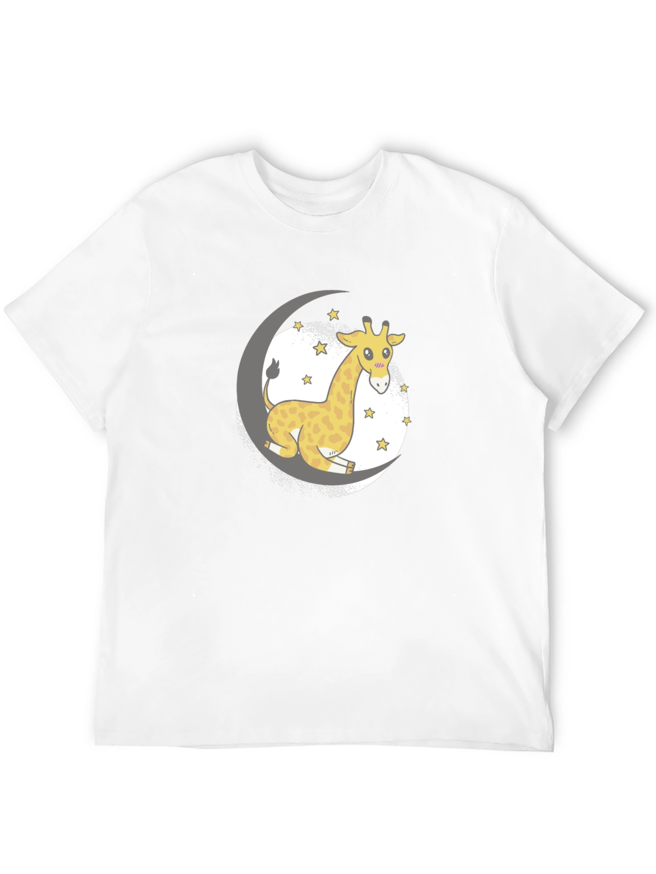 Cute Giraffe on Moon T-Shirt