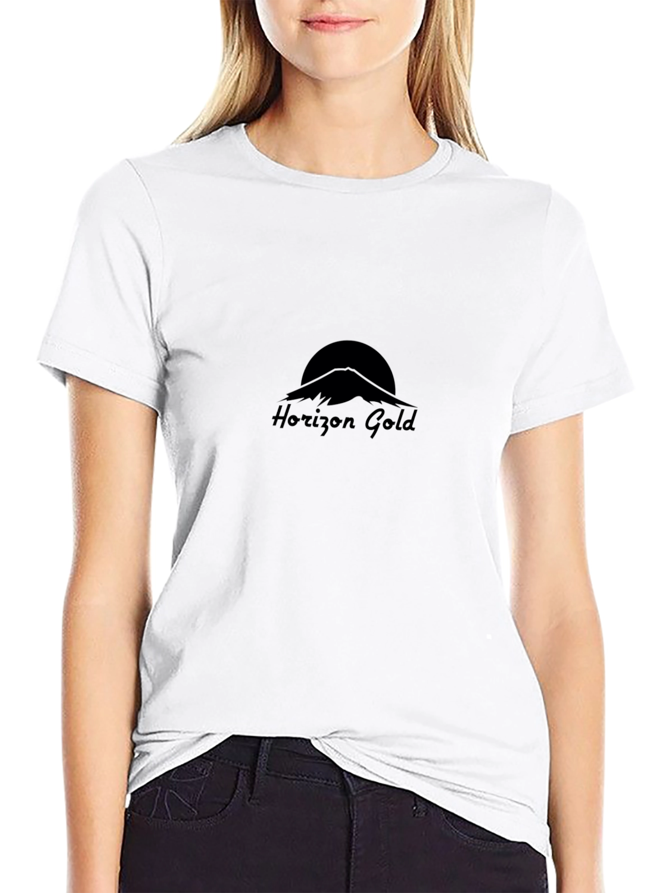 Horizon Gold Black Graphic T-Shirt
