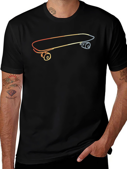 Skateboard Graphic Tee - Cool Casual Style