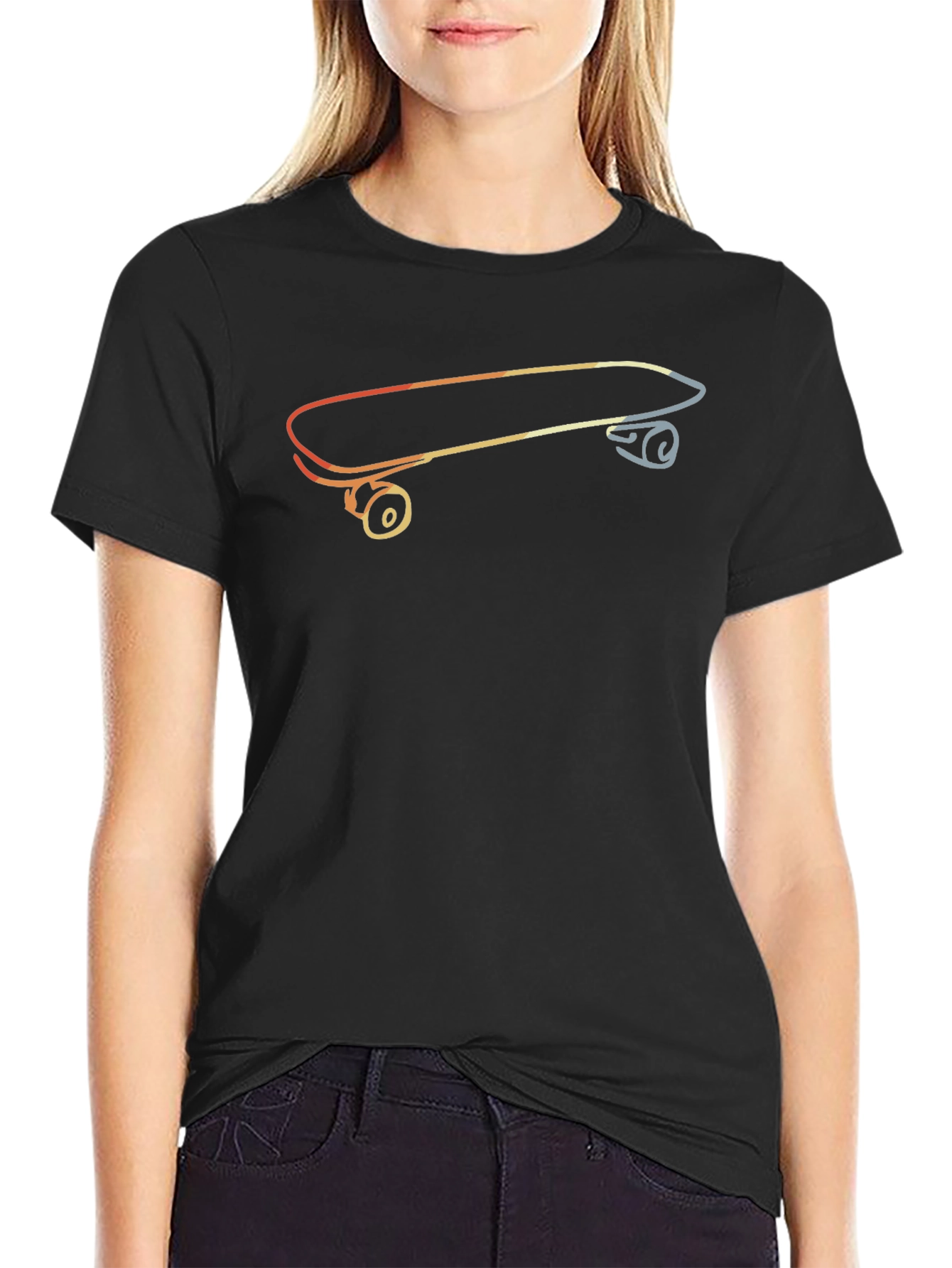 Skateboard Graphic Tee - Cool Casual Style