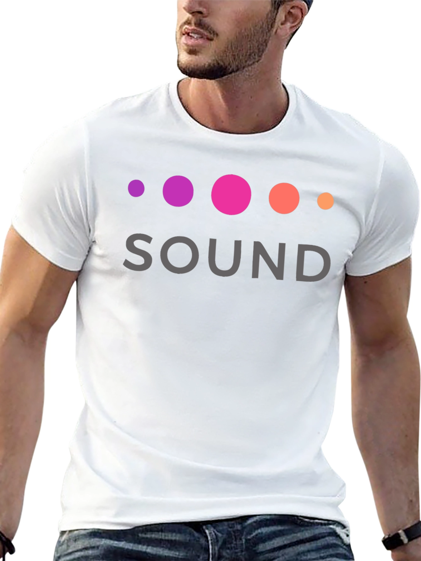 Sound Gradient T-Shirt - Modern Design Soft Cotton
