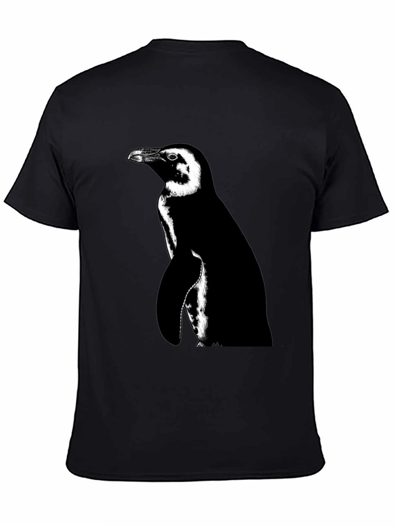 Penguin Graphic Black T-Shirt - Stylish Casual Wear
