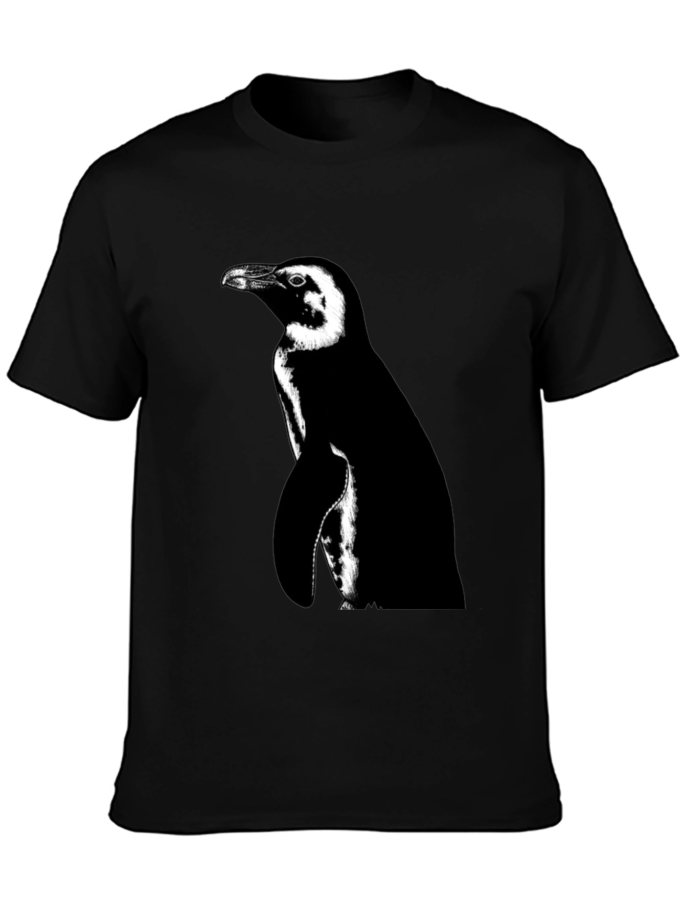 Penguin Graphic Black T-Shirt - Stylish Casual Wear