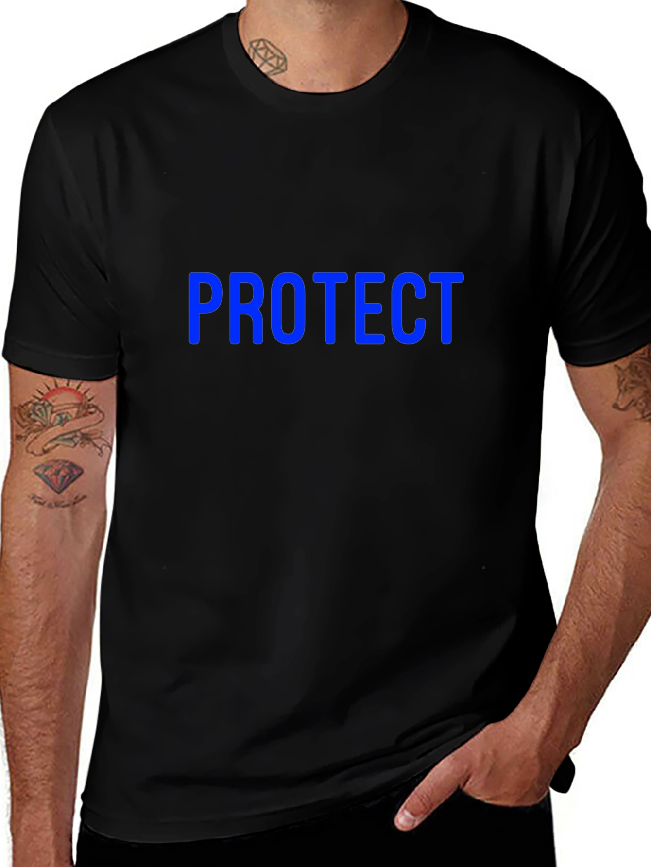 Protect Graphic Tee - Bold Statement Shirt