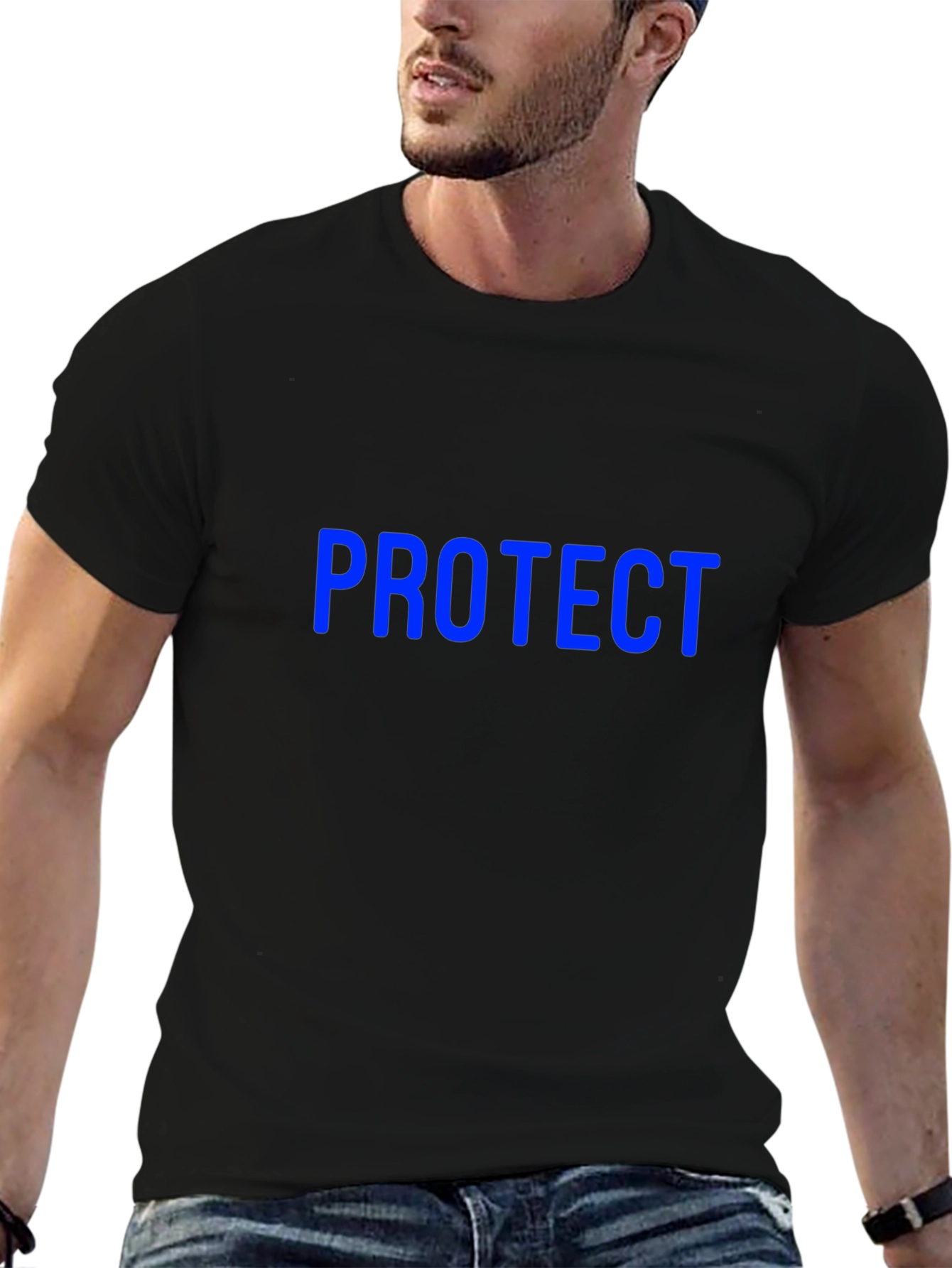 Protect Graphic Tee - Bold Statement Shirt
