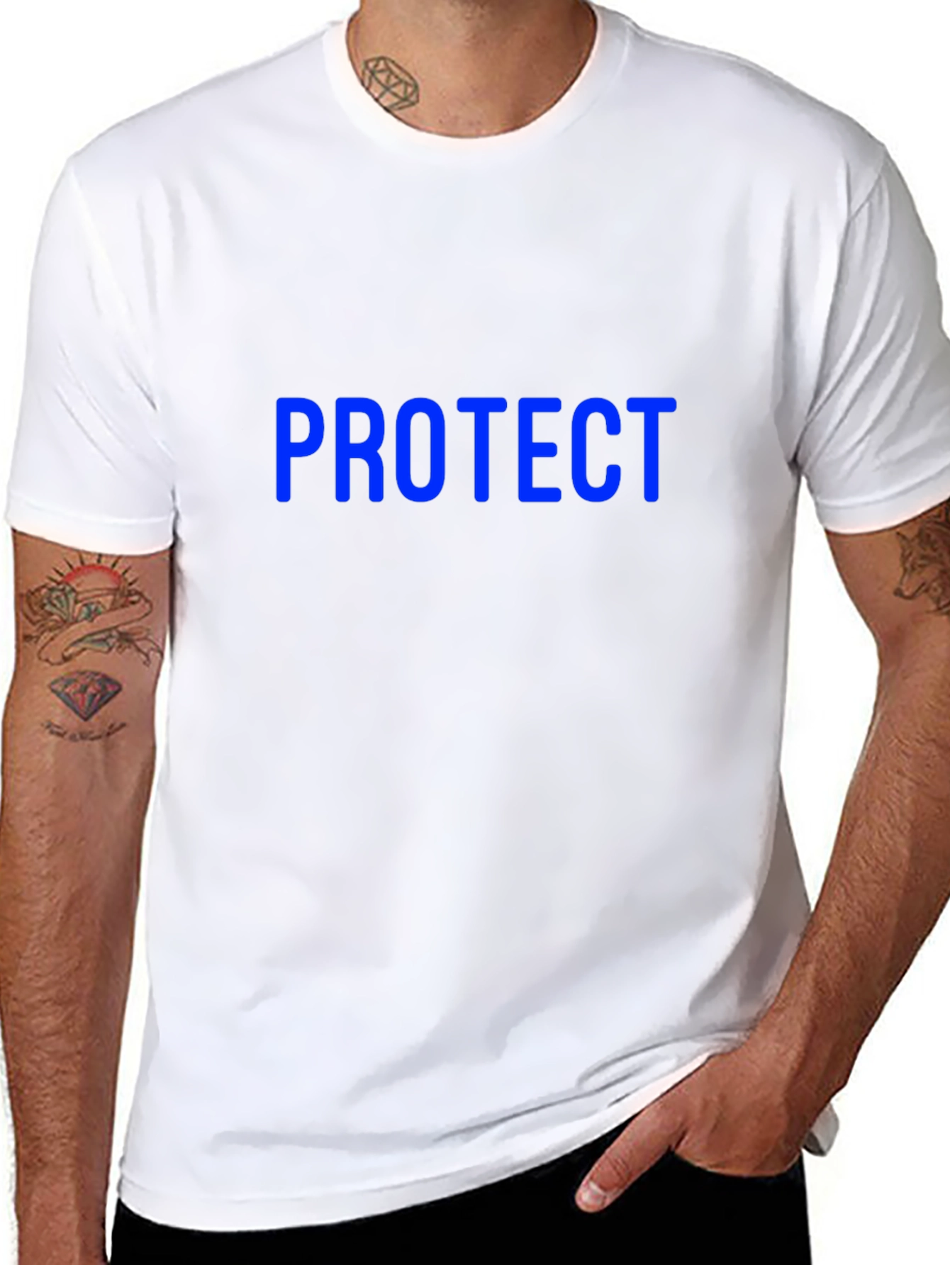 Protect Graphic Tee - Bold Statement Shirt