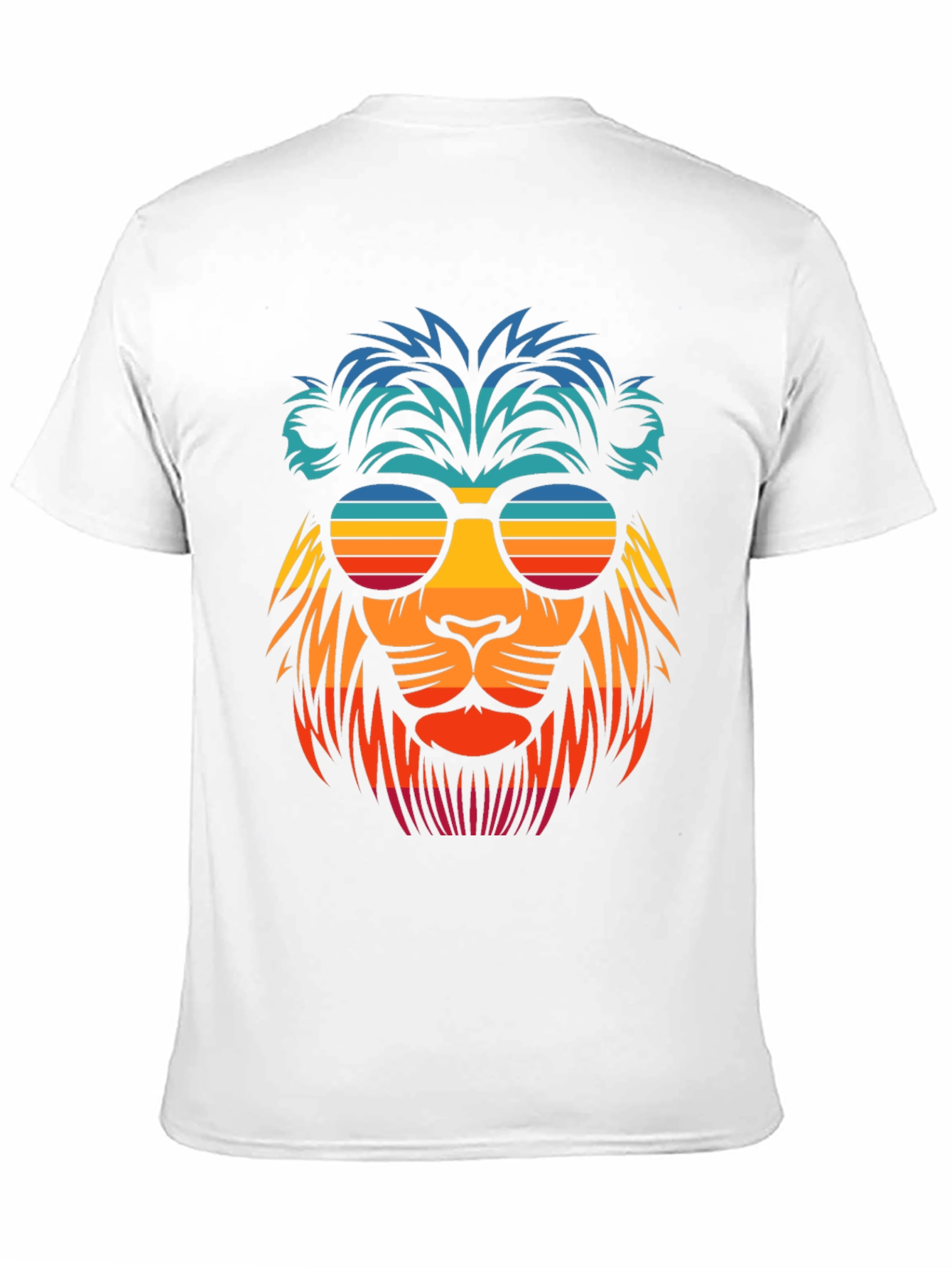Cool Lion Retro Sunglasses Graphic Tee