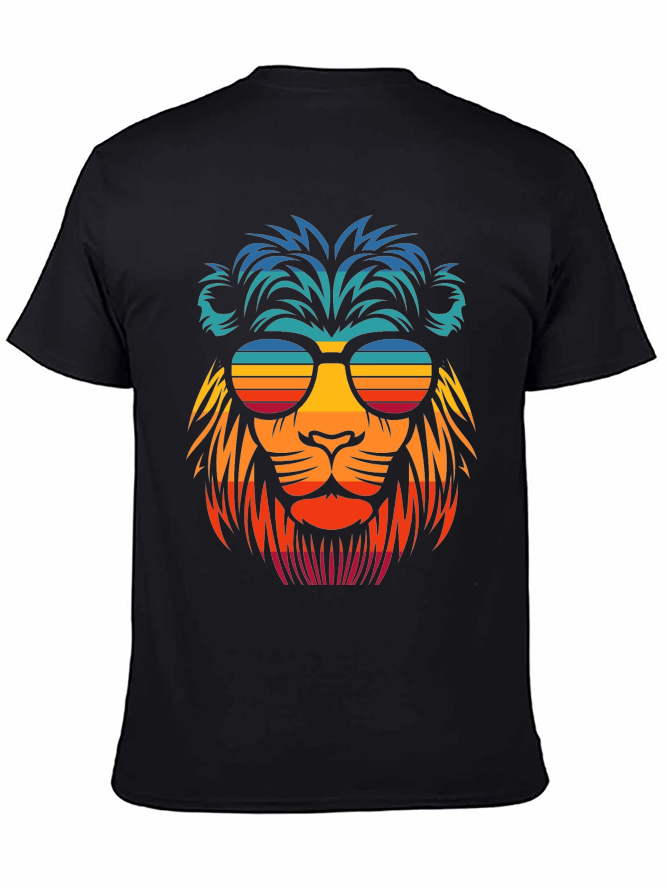Cool Lion Retro Sunglasses Graphic Tee