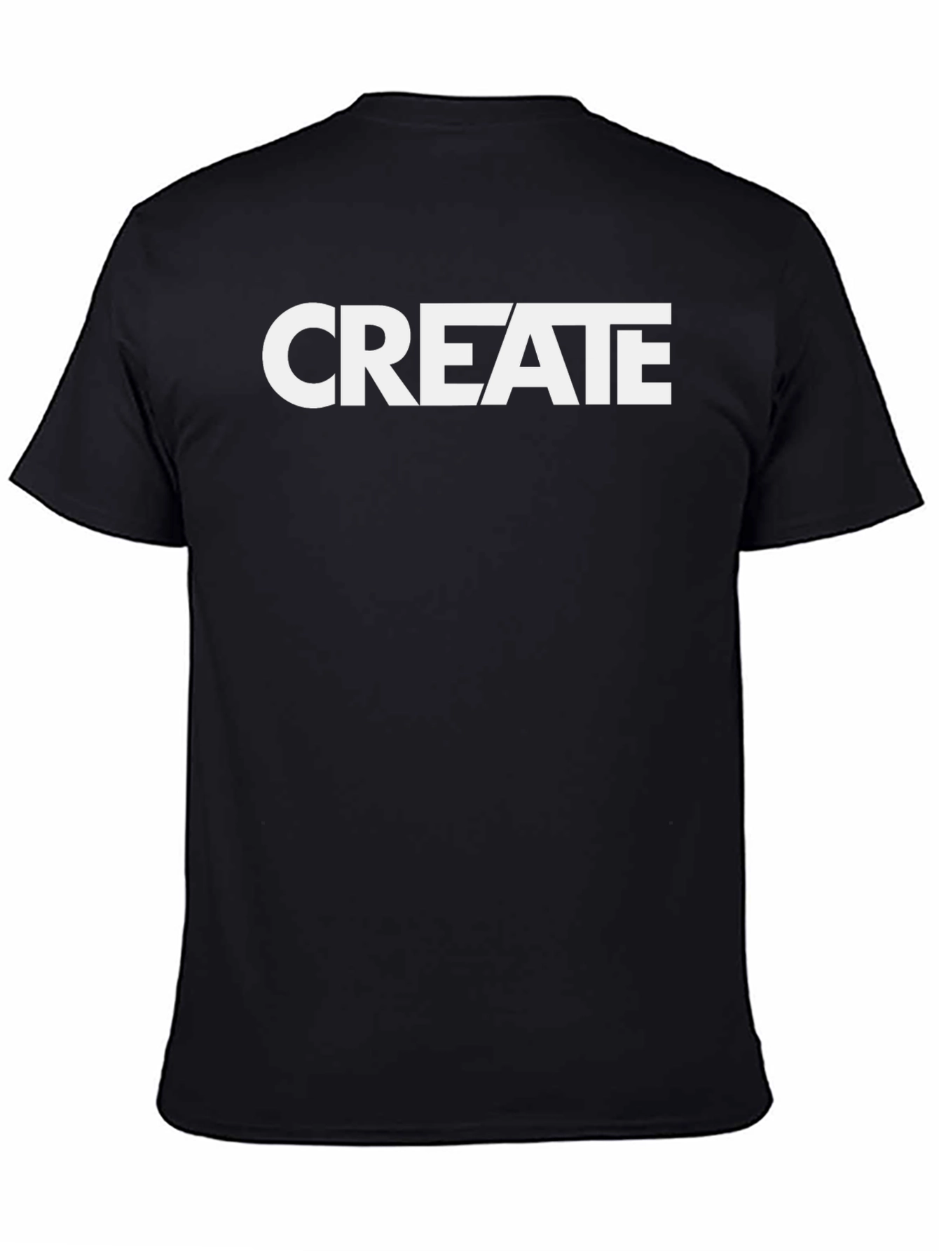 CREATE Graphic Tee - Black Cotton T-Shirt