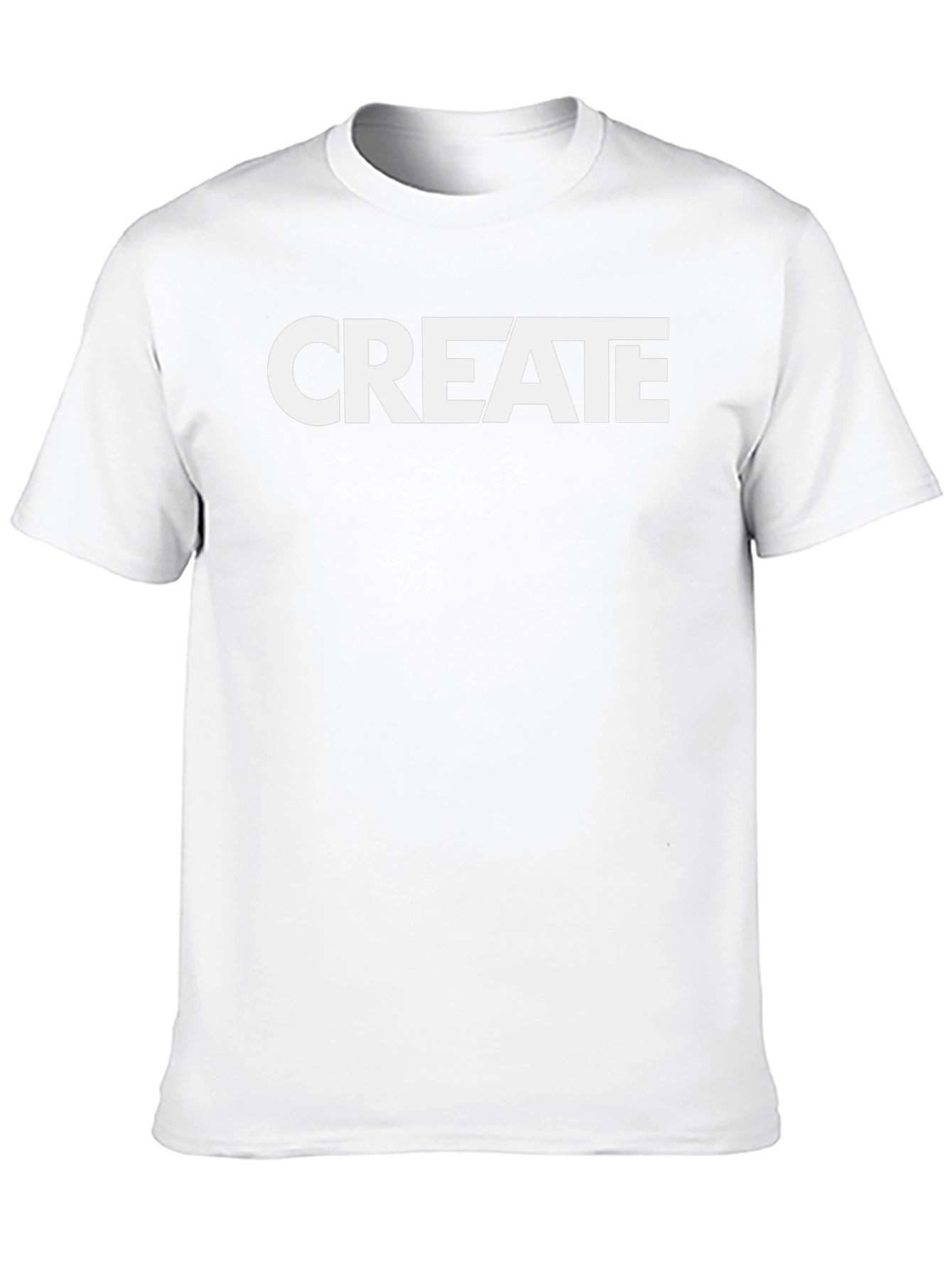 CREATE Graphic Tee - Black Cotton T-Shirt