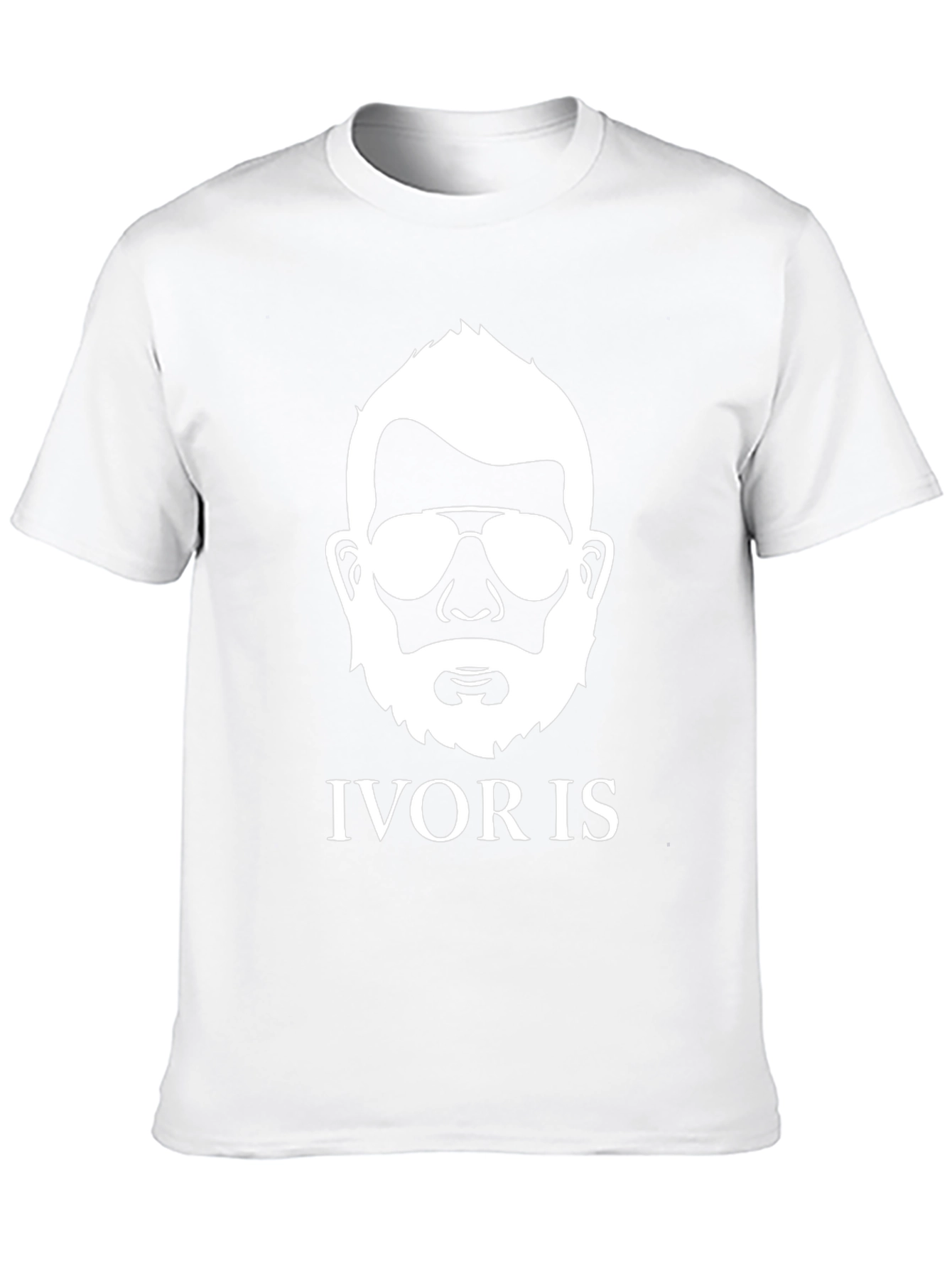 Ivor Is Beard Silhouette Graphic Tee