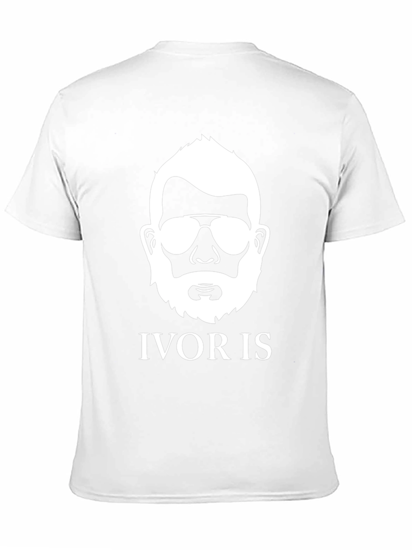 Ivor Is Beard Silhouette Graphic Tee