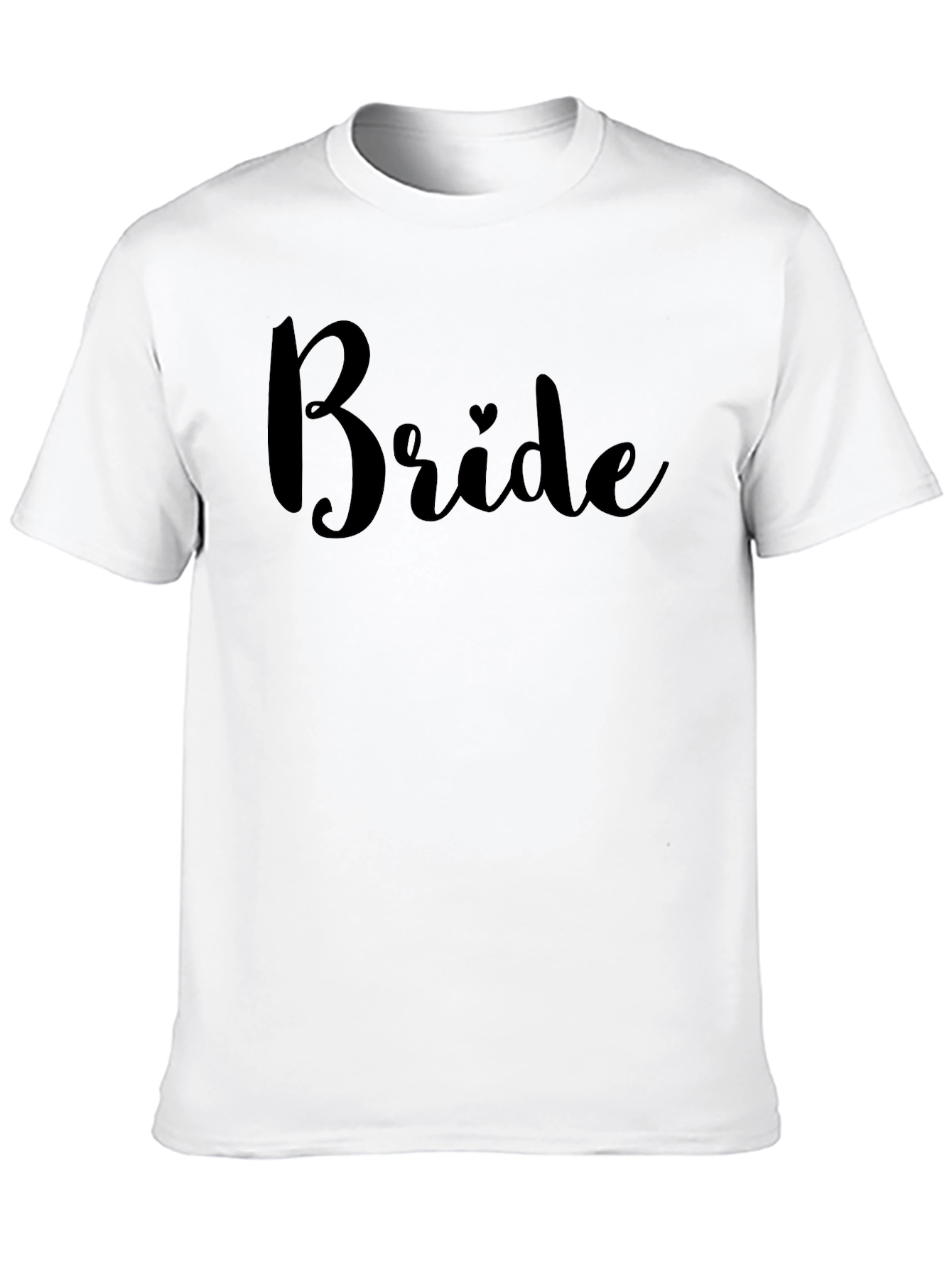 Bride Crew Neck T-Shirt - Wedding Day Apparel