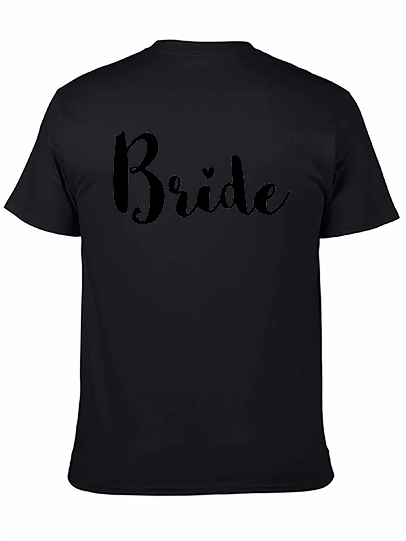 Bride Crew Neck T-Shirt - Wedding Day Apparel