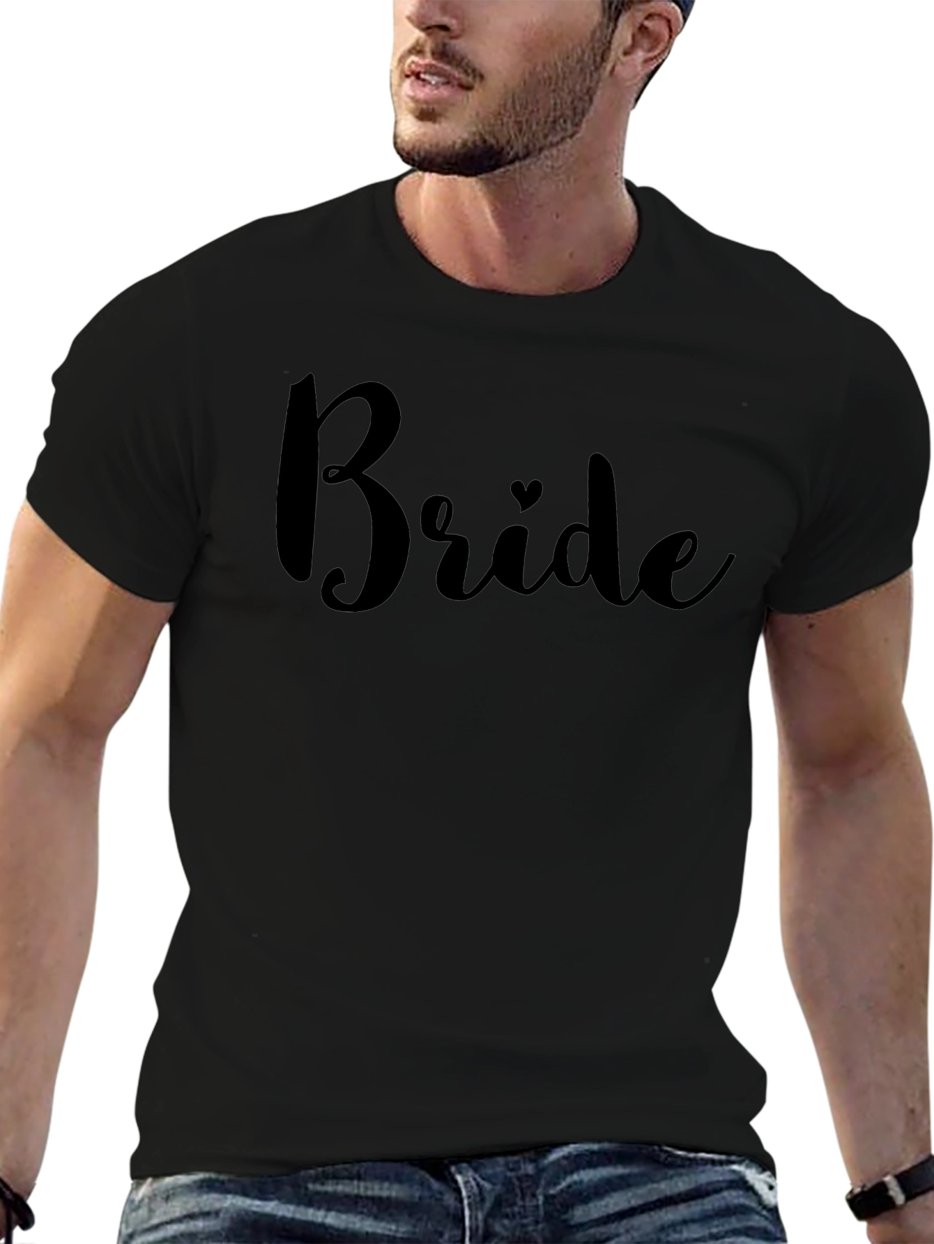 Bride Crew Neck T-Shirt - Wedding Day Apparel