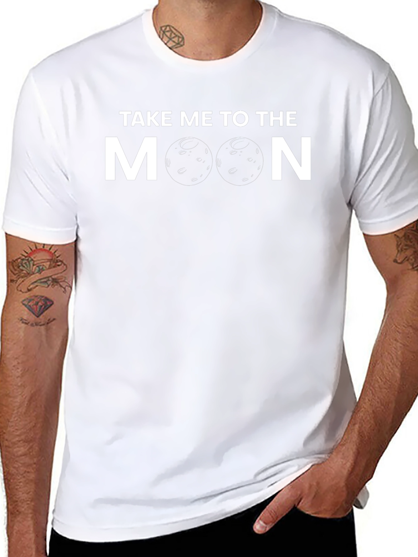 Take Me To The Moon Novelty Graphic T-Shirt