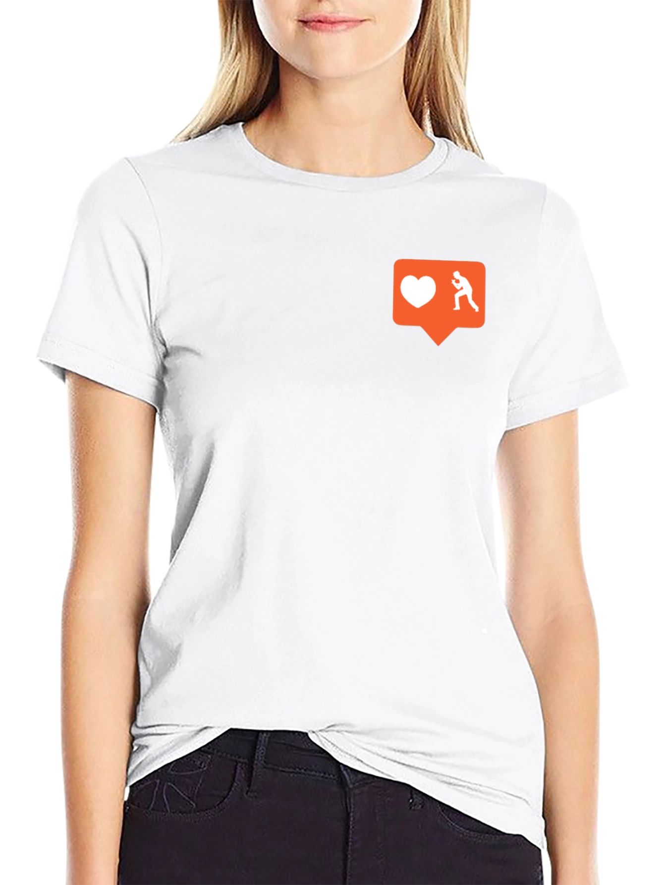 Black T-Shirt with Social Media Inspired Graphic