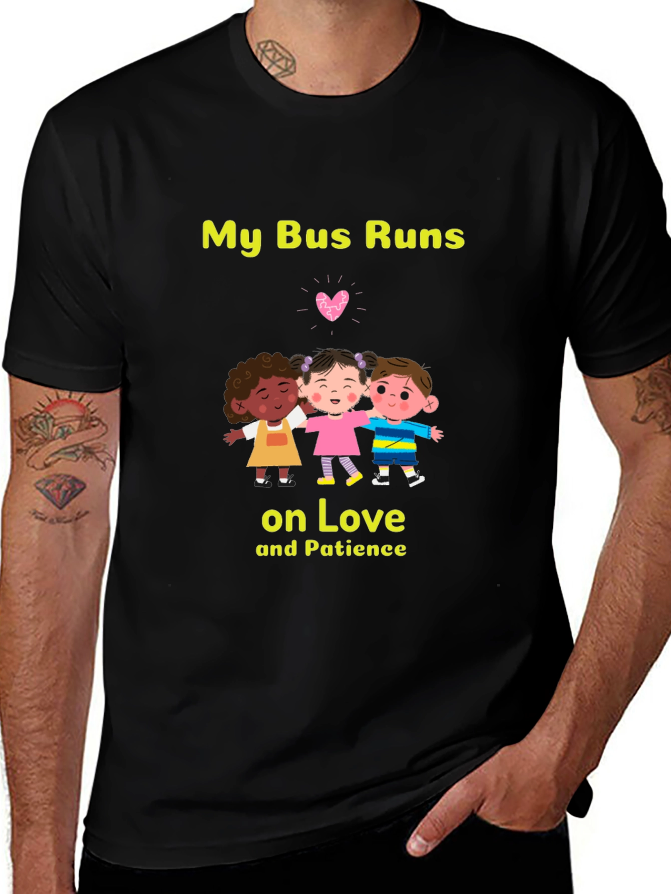 My Bus Runs on Love T-Shirt